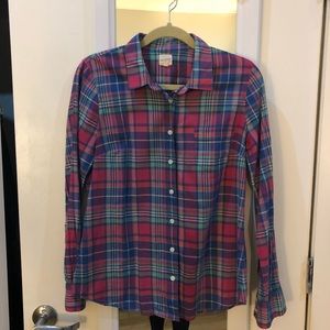 J. Crew plaid button up